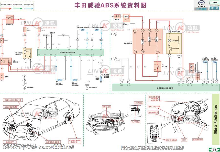 一汽丰田威驰 ABS系统资料图